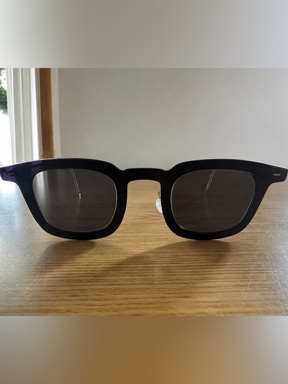 LINDBERG Black Square Unisex Sunglasses - Classic UV Protection